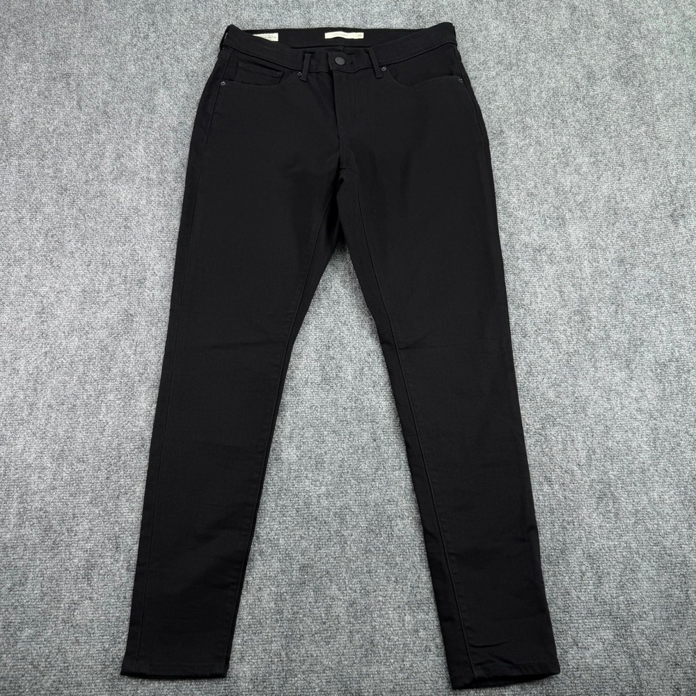 Levi's Premium Jeans Women's 30x30 (Fits 31x29) Black Curvy Skinny Stretch